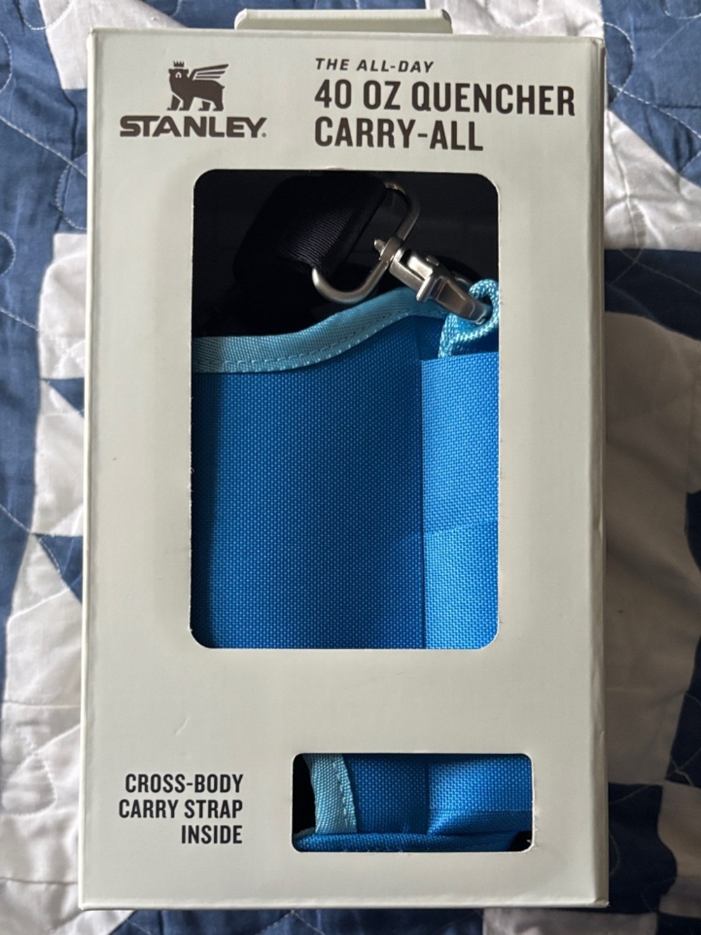 Stanley Light Blue 40 oz Quencher Carry-All Crossbody